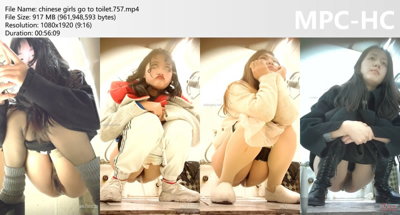 chinese girls go to toilet.757